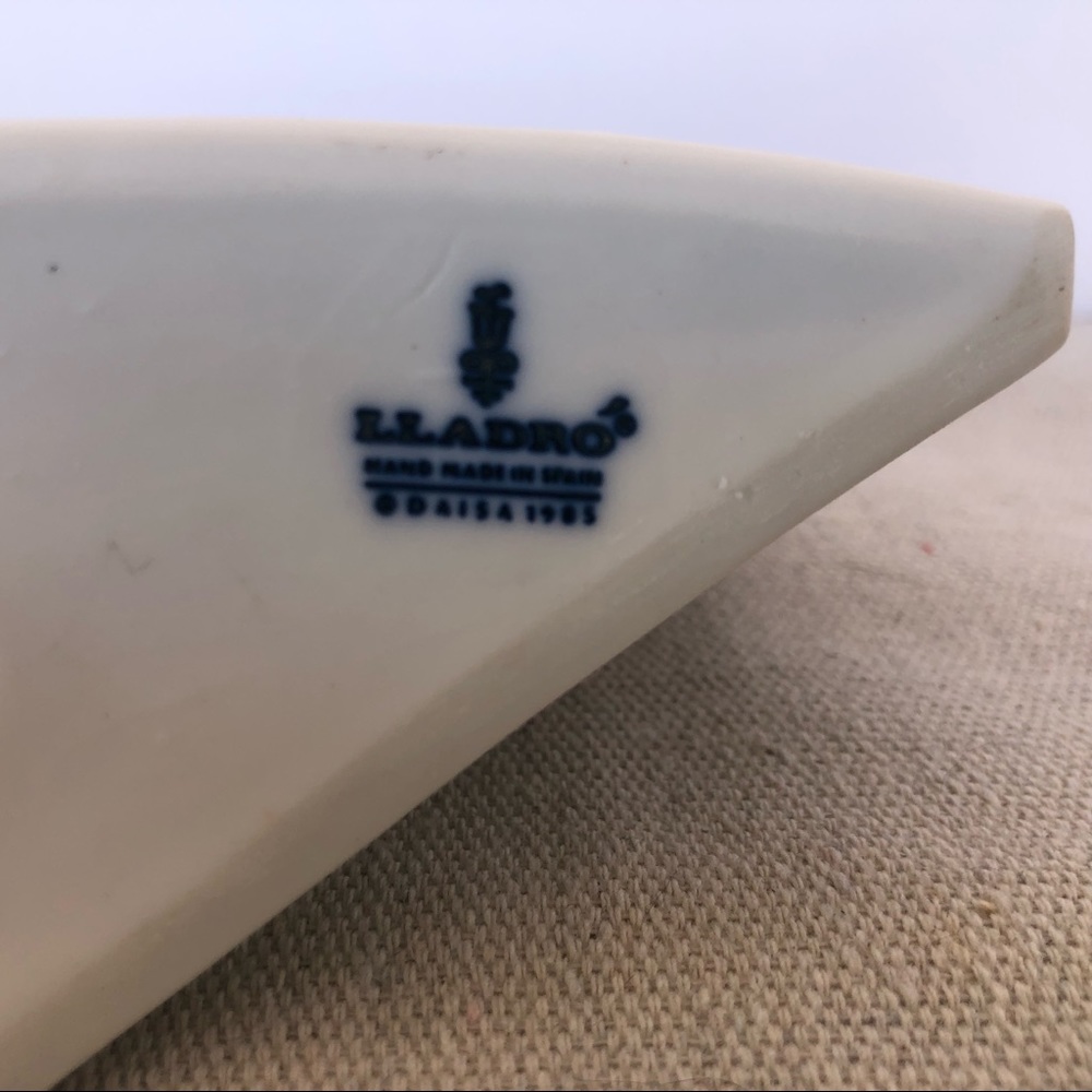 Lladró Collector’s Society Vintage White Porcelain Bisque Don Quixote Plaque - Picture 3 of 8